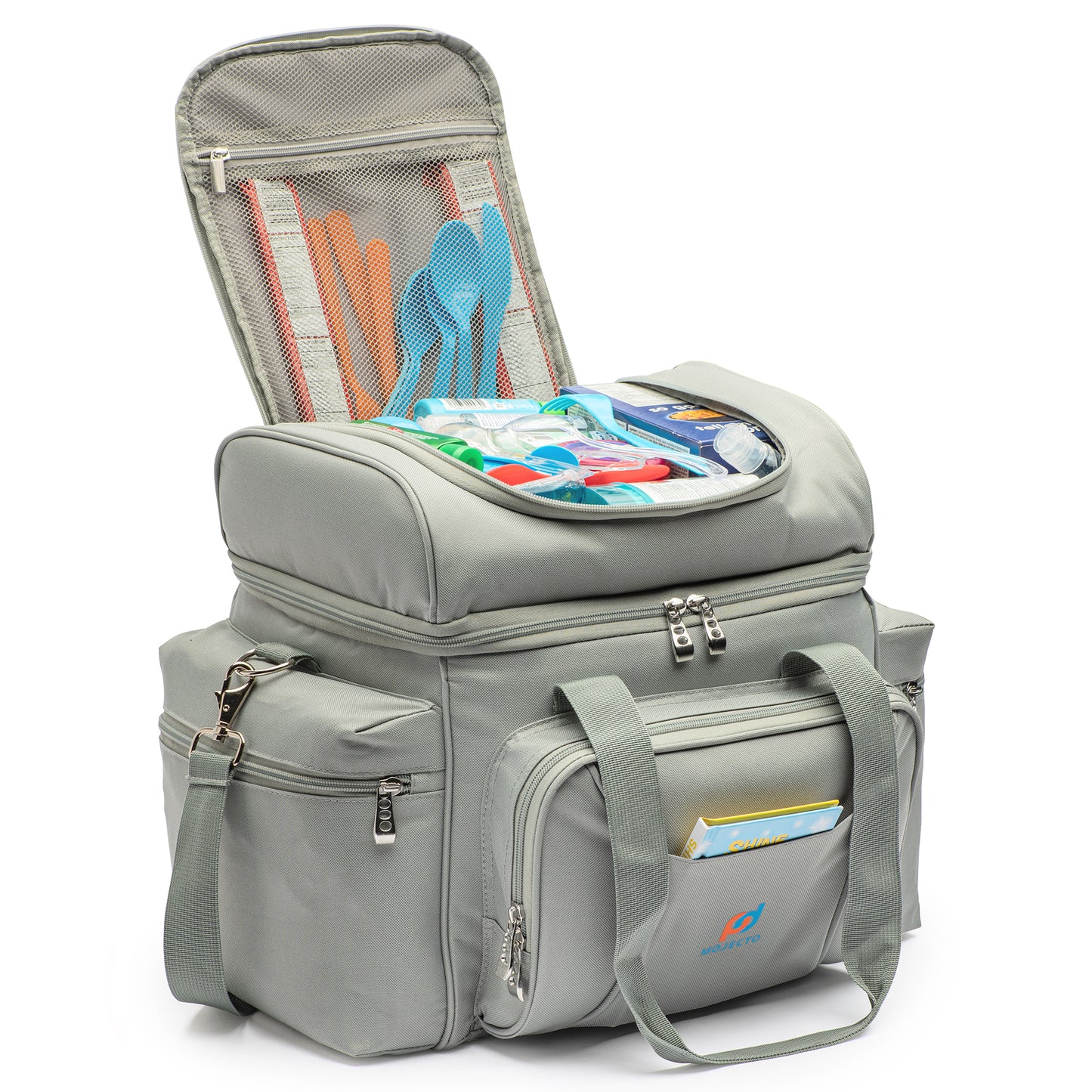 XX-Large Cooler (14x13x9.5 In) With Dual Insulated Compartments.
