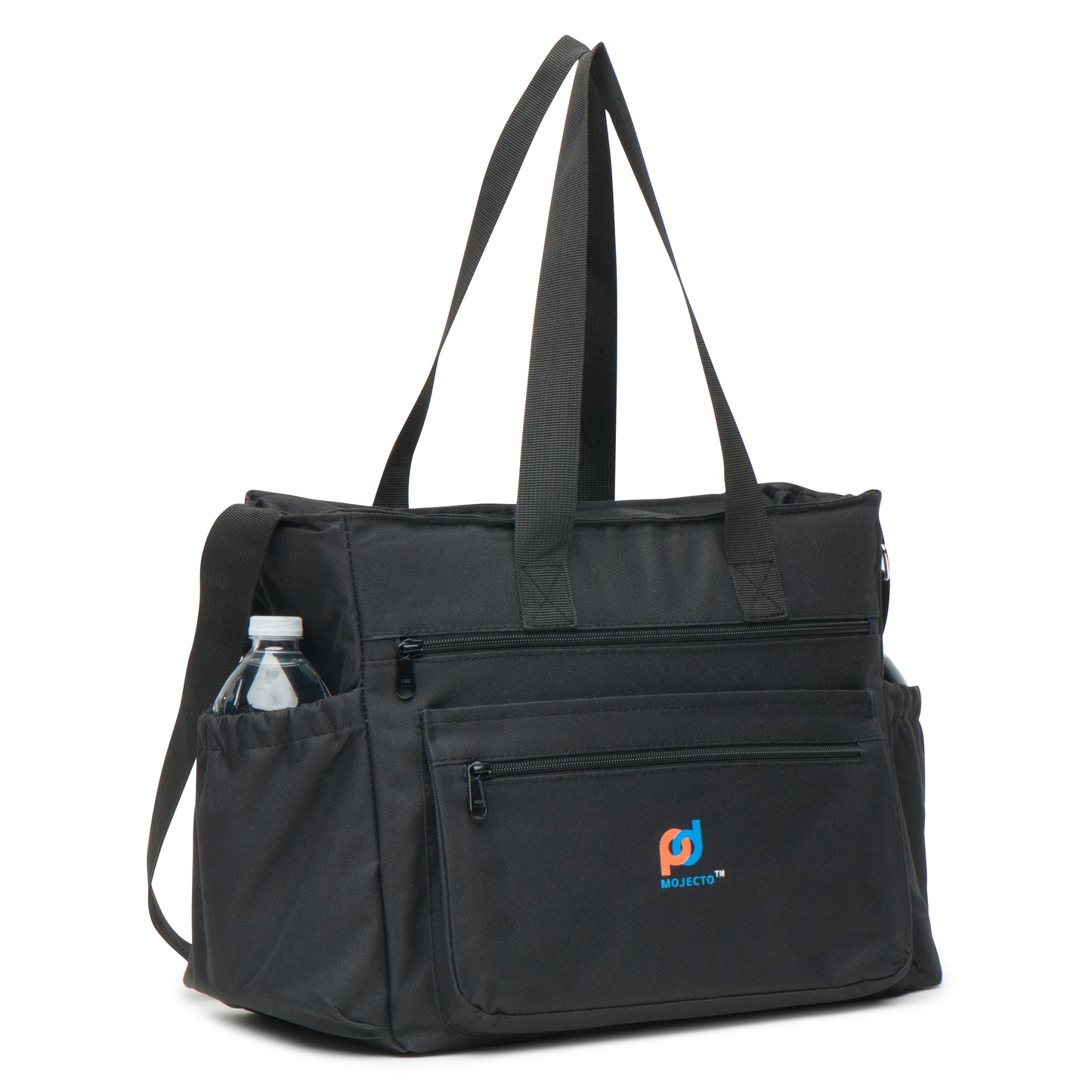 Extra Large Lunch Bag with 6 External Pockets (13.5x10.5x7 Inches).