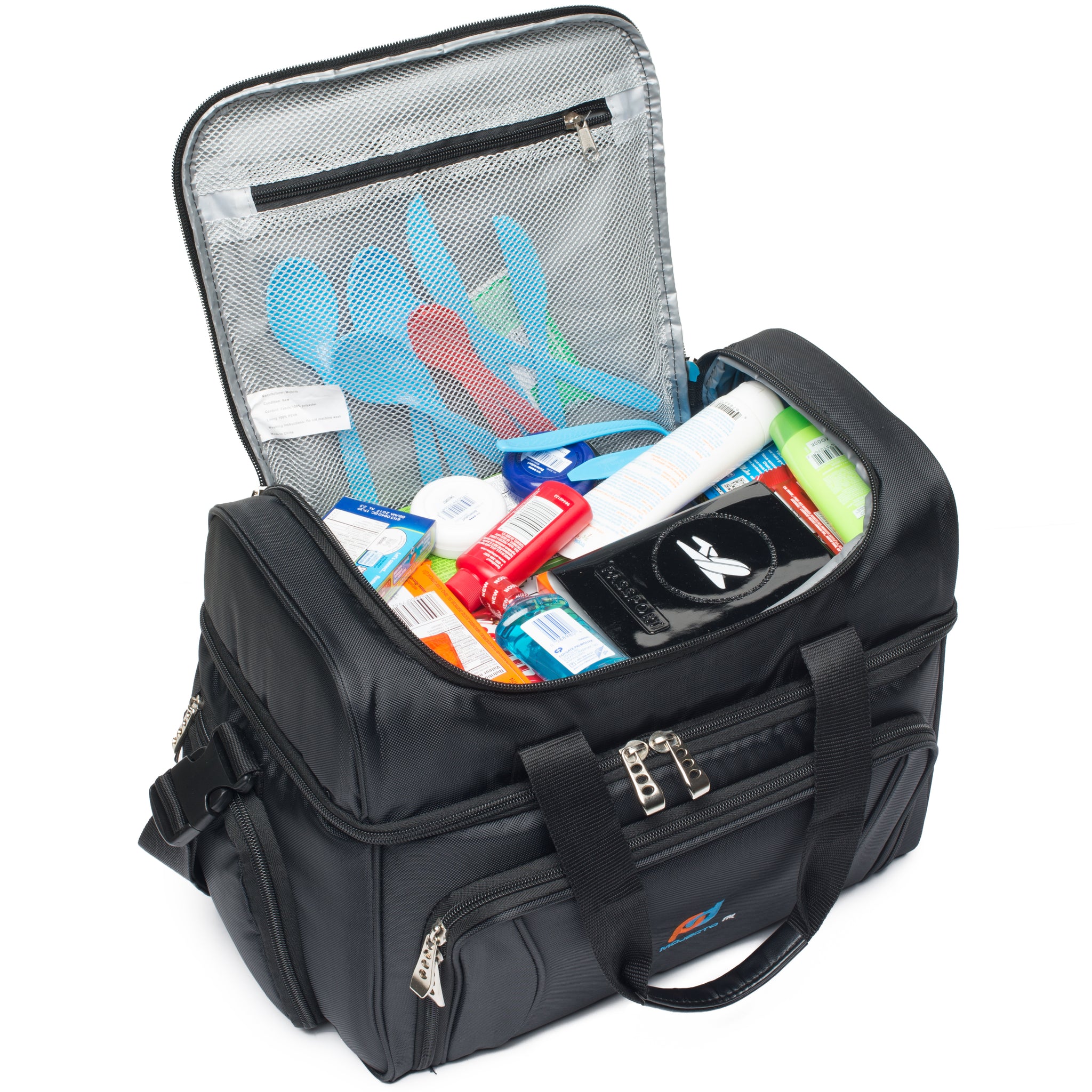 X-Large Cooler Bag (15x12x9 In) With Dual Insulated Compartments. – Mojecto