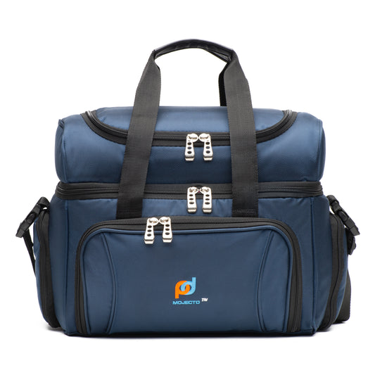 Cooler Lunch Bag Small (12x10x6.5 In) with Dual Insulated Compartments.