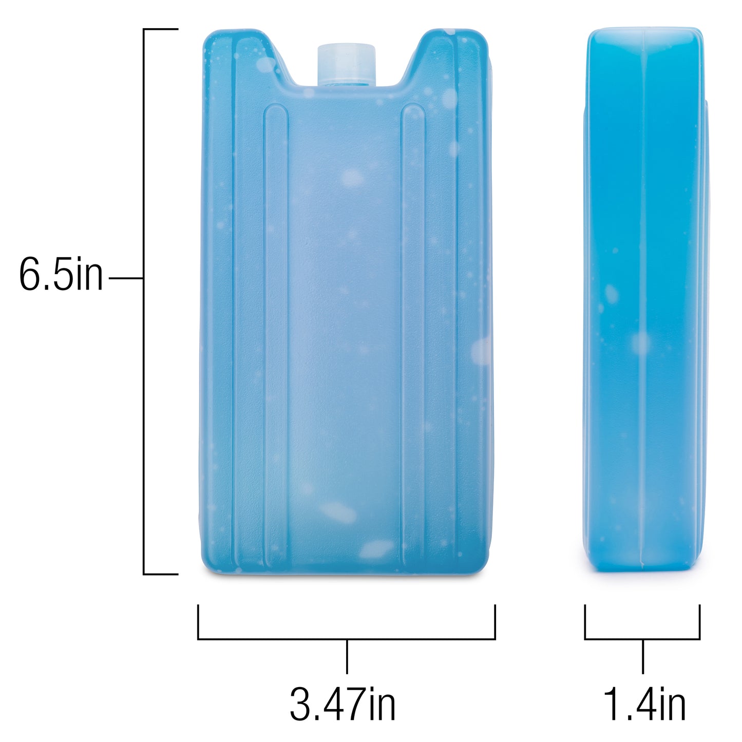 Large Thick Ice Pack for Cooler Bags (3 Pack) to Keep Your Food Cold.