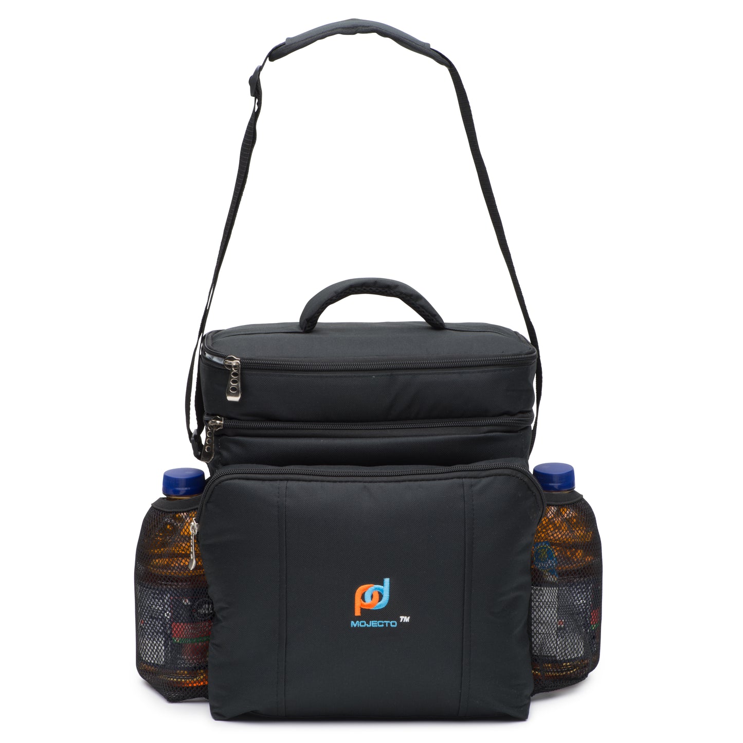 Two Compartments Cooler Lunch Bag with Leakproof Hardliner (11x12x8 In)