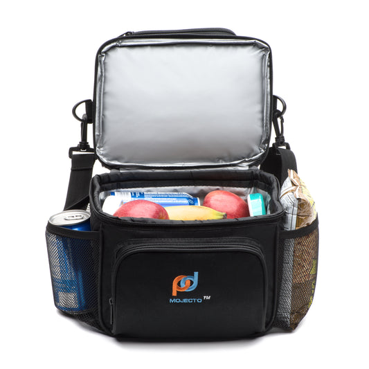 Small Hardliner Cooler Lunch Bag with Leakproof Hard Liner (8.5x6.3x10 In)