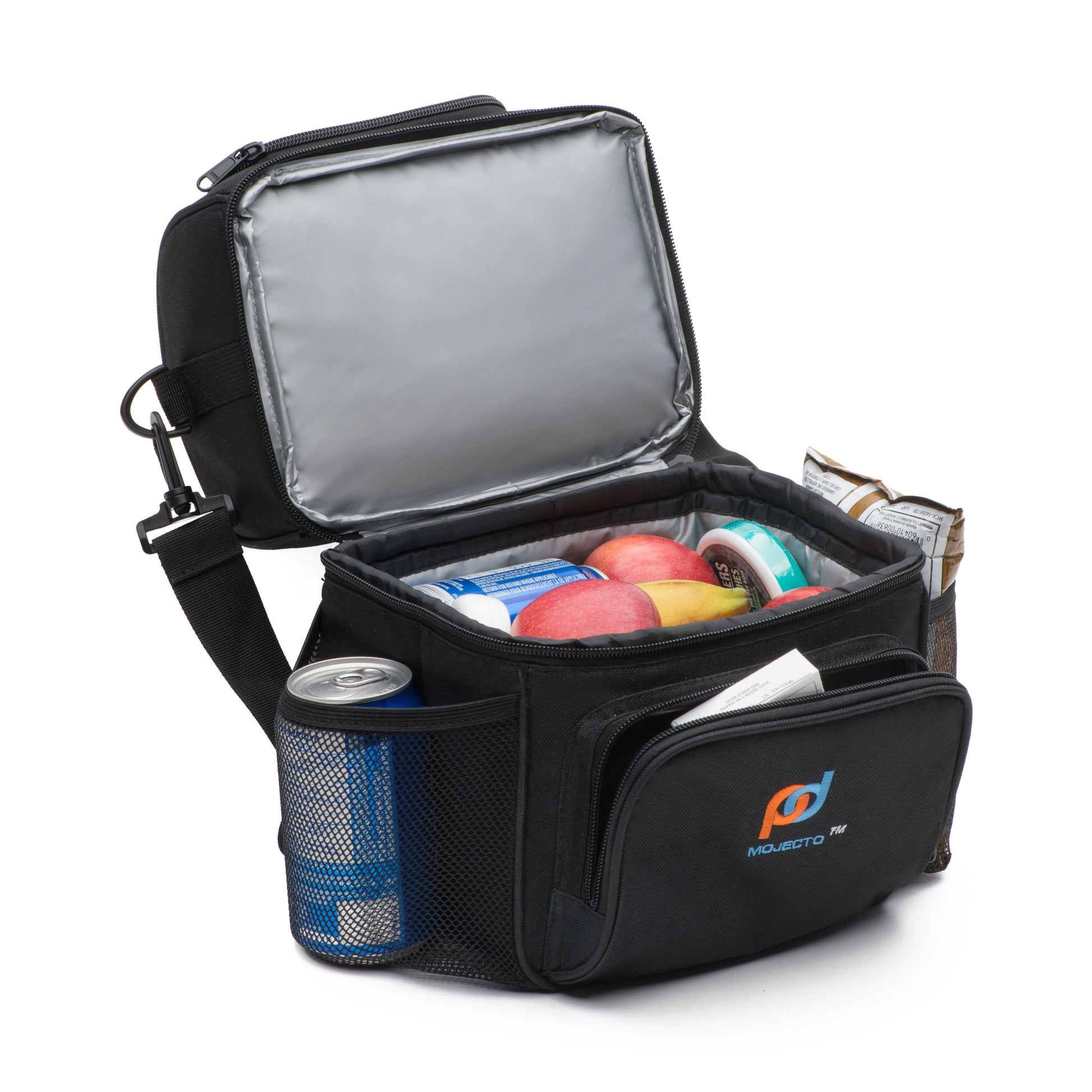  MOJECTO Medium Size Cooler Lunch Bag With Removable Leakproof  Plastic Hardliner Bucket. Dual compartment, 600D Strong Polyester, Thick  Foam Insulation, Large Pockets And Zippers. : Sports & Outdoors