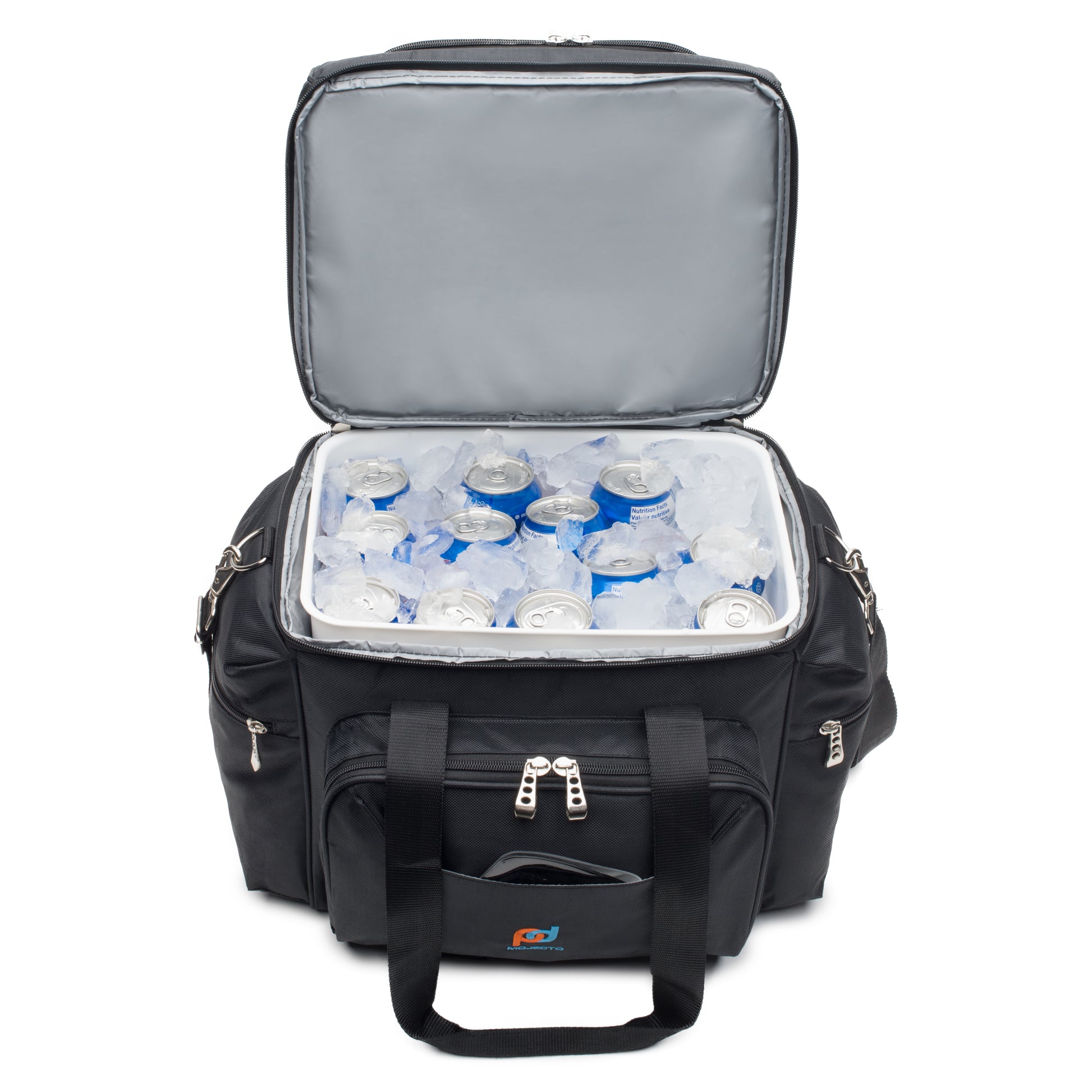 XX-Large Two Compartment Cooler with Leakproof Hardliner (14x13x9.5 In –  Mojecto